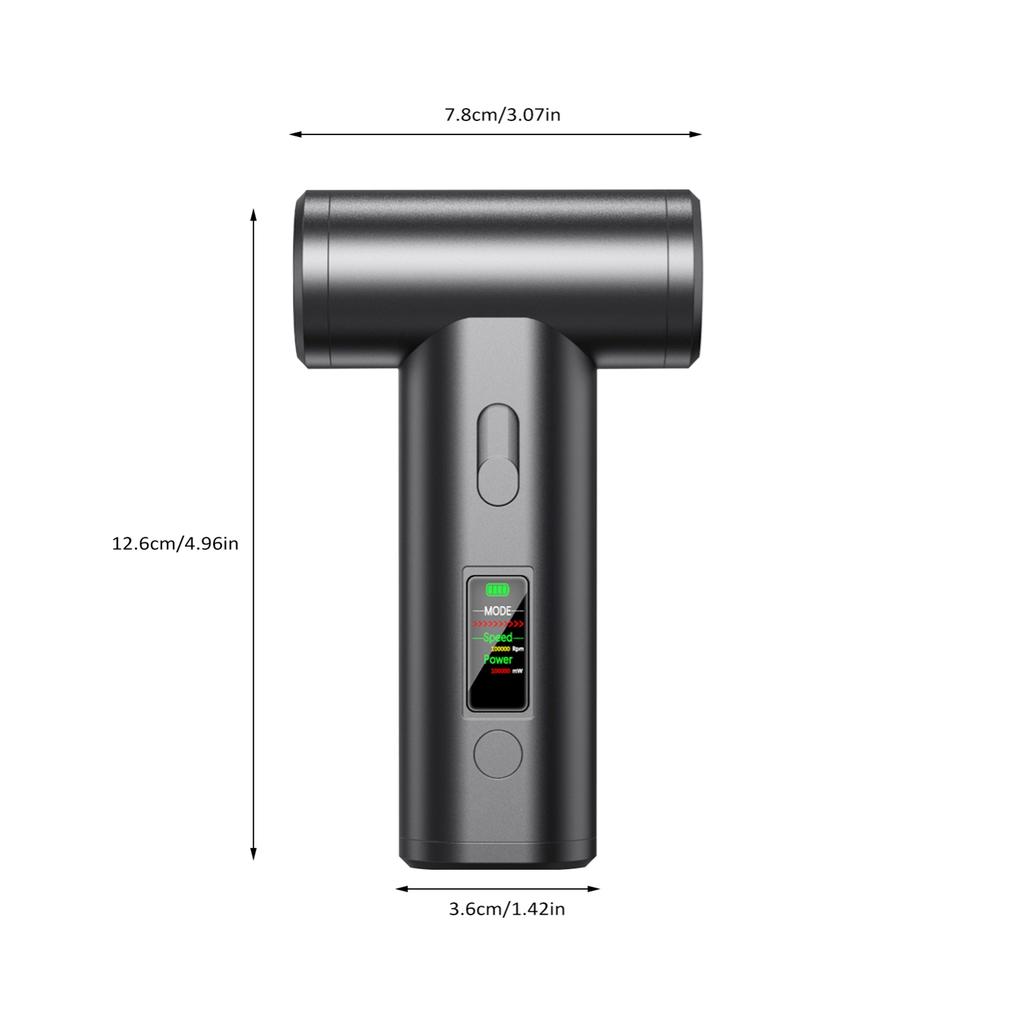 Compressed Air Duster Rechargeable Cordless Vacuum Cleaner Portable Electric Duster for Computer