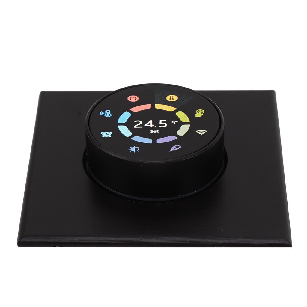Smart Thermostat Black WiFi Thermostat APP Timer Knob Overheat Protection Voice Control AC95?240V