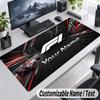 Custom Name Text Mouse Pad F1 Personalized Desk Pad For Work And Gaming