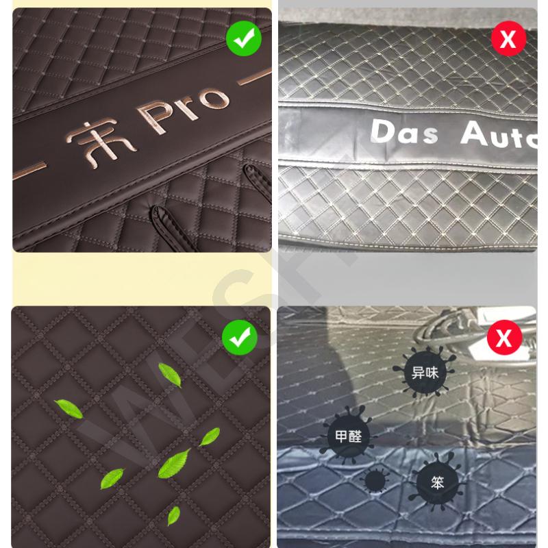 Full Coverage Leather Trunk Mat For BYD song pro dmi 2024-2025 Boot Liner Tray Waterproof Mud Protector Cargo Carpet