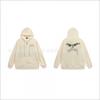 Stu Unisex Hooded Zip-Up Sweatshirt With Letter Print Fleece-Lined Oversized Fit Winter Casual Wear