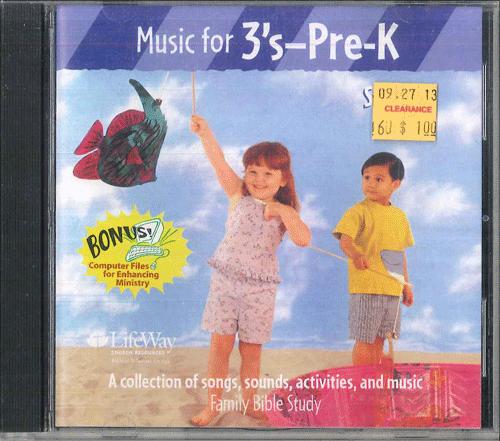 CD РАЗЛИЧНЫЕ Музыка для 3sprek Осень 2003 0633076171 LIFEWAY 2003 Детский Б/У США