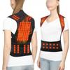 Турмалин 111 шт. Магниты Жилет с подогревом Корректор осанки Поясничный бандаж Самонагревающийся поясничный валик Корсет для поддержки спины Облегчение боли