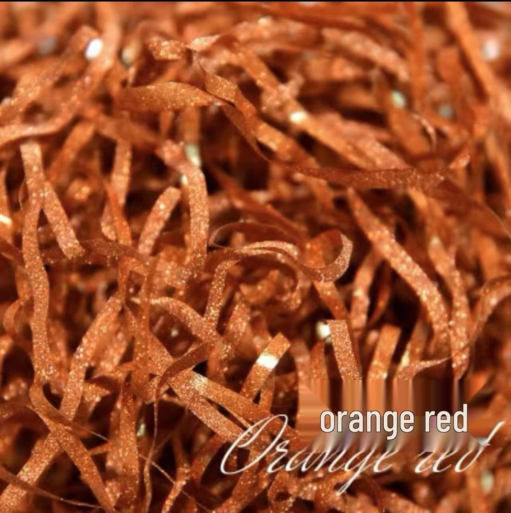 Raffia Paper Shred Gift Box Filler - Glitter Decorative Confetti for Party Favors