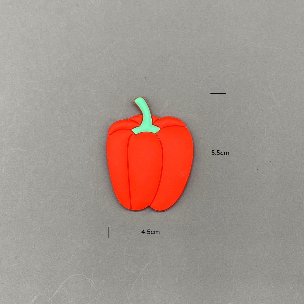 Набор магнитов на холодильник из ПВХ для декора холодильника, магниты с героями мультфильмов для детей, забавная магнитная игрушка, креативные магниты с едой и фруктами