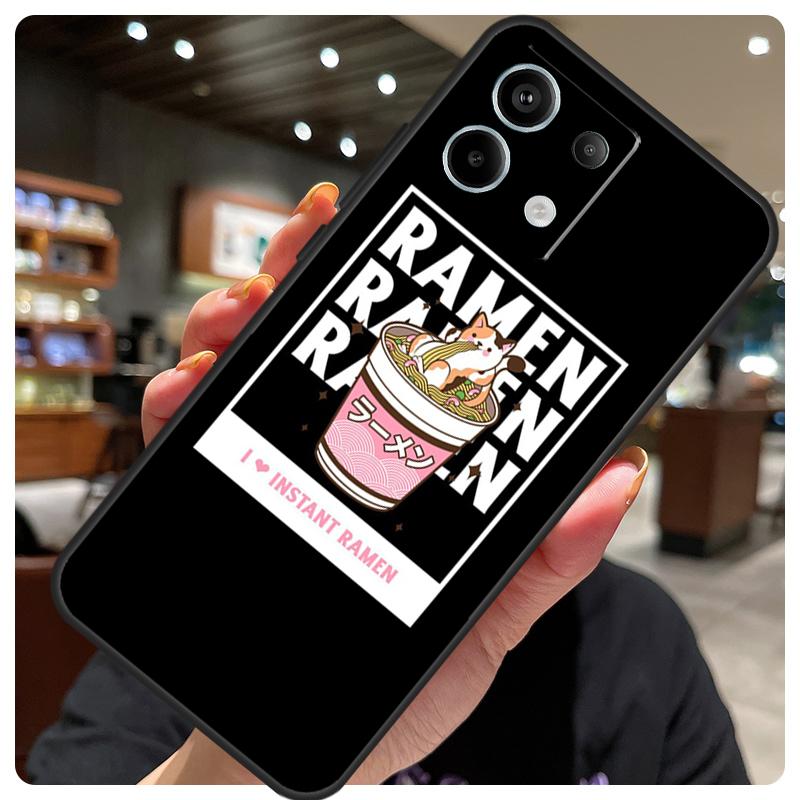 Чехол для любителей рамена для Xiaomi Redmi Note 12 9 10 11 13 14 15 Pro Plus Чехол для Redmi 13C 12C 10C 14C 15 C