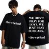 The Weeknd After Hours Dusk Till Dawn Starboy Lyrics Unisex Merch T-shirt Fashion Vintage Style Couples T Shirt Unisex Streetwear