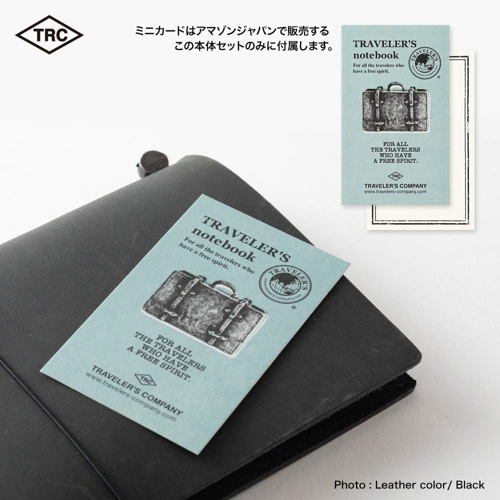 DESIGNPHIL MIDORI Ежедневник Traveler's Notebook Обычный размер Ограниченная серия с карманом Синий 15239006