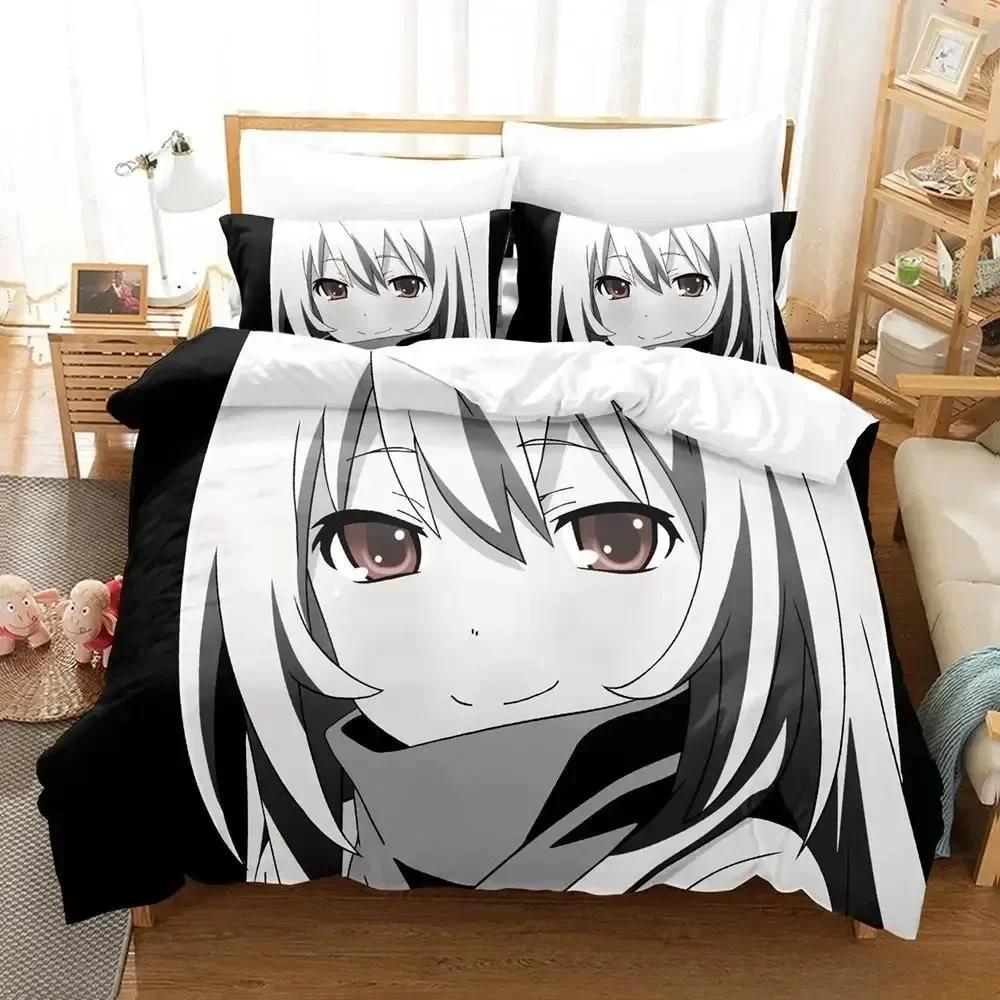 Одеяло Новый Набор Постельного Белья Toradora Мультяшное Аниме Трех peças Набор Взрослый Ребенок Спальня S 3D Кавайи Девочки Постельное Белье Двуспальное
