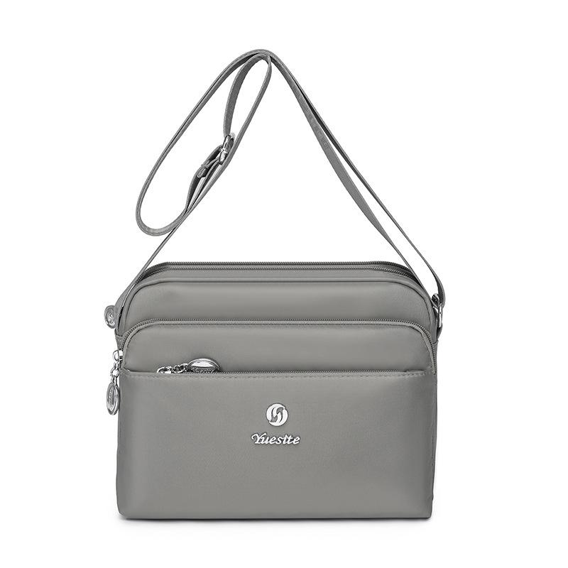 Нейлоновая сумка через плечо, женская сумка на плечо, материнская сумка, многослойная маленькая квадратная сумка для выхода в свет