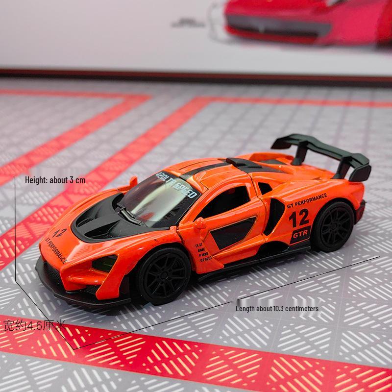 1:43 Сплавной Спортивный Автомобиль с Инерционным Механизмом Игрушка Фигурка для Детей - Приз из Автомата с Когтем Гашапон.