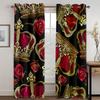 Роскошные шторы на окна Queen King Crown Flower для гостиной, детской спальни, ванной комнаты, кухни, двери, шкафа для прихожей, распродажа, 2 шт.