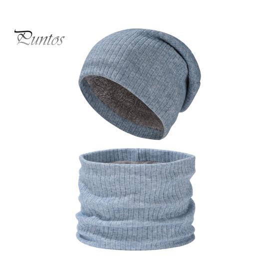 2 шт./комплект вязаная шапка-бини для холодной погоды на открытом воздухе для велоспорта, катания на лыжах, с флисовой подкладкой, ветрозащитная теплая шапка-шарф с черепом