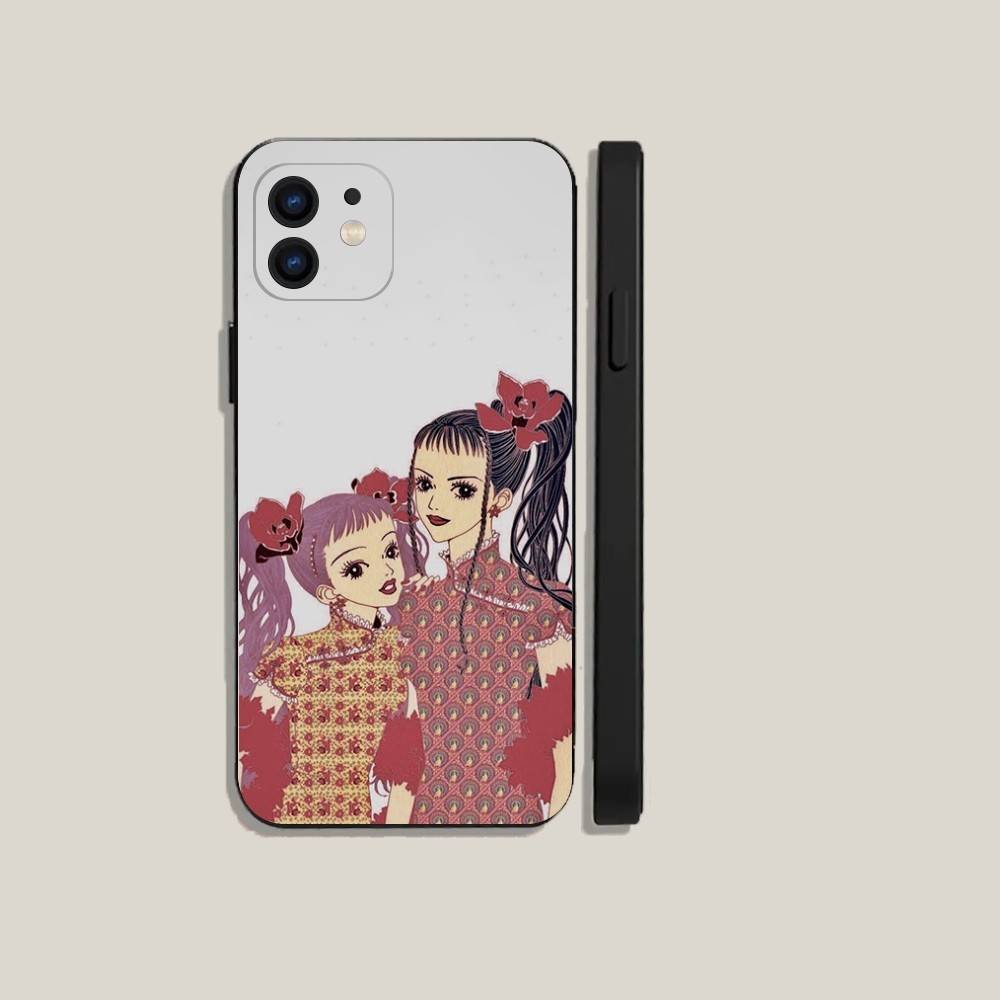 Чехол для телефона с мангой P-Paradise Kiss для iPhone16,15,14,13,12,11,Plus,Pro Max,XS,X,XR,SE,Mini,8,7 Мягкий силиконовый черный чехол