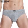 Мужские сексуальные трусы, мужские однотонные треугольные трусы с U-образной талией, дышащее нижнее белье для геев, мужские трусы
