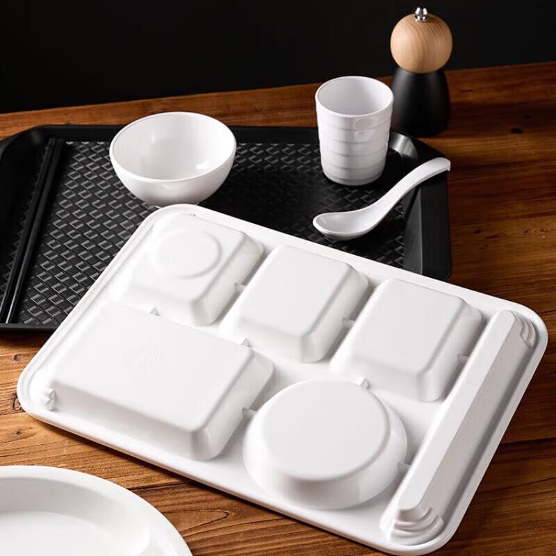Huiguang Commercial Extra-Thick Melamine 6-Compartment Plate