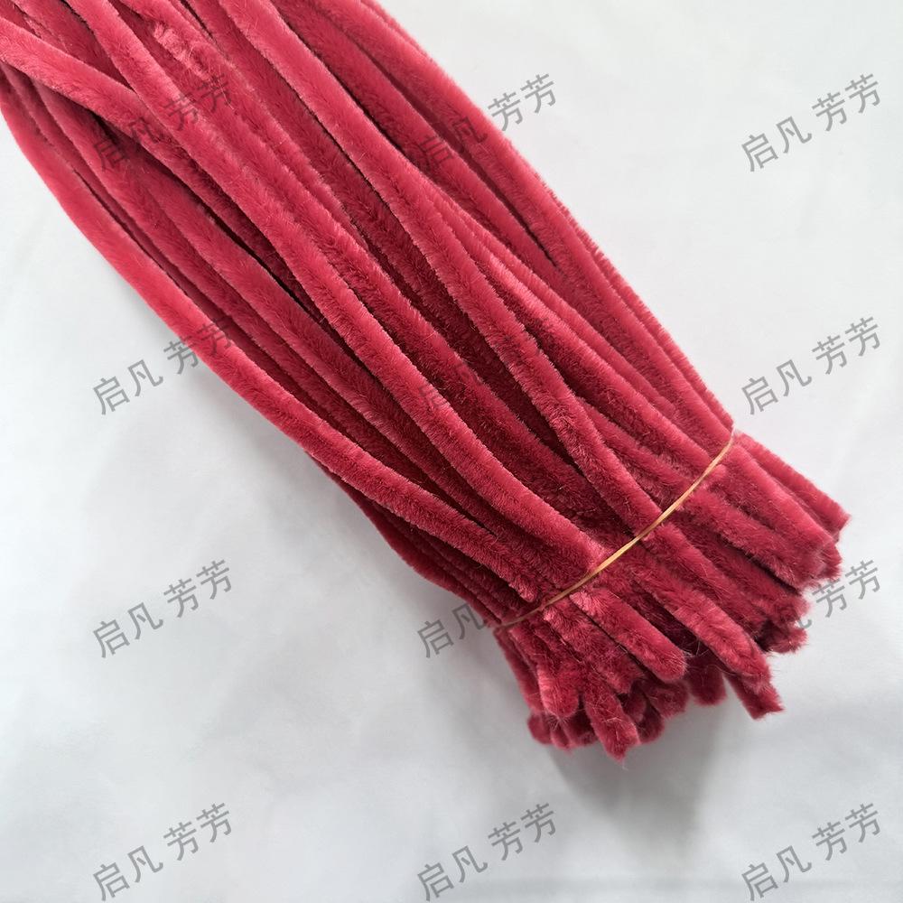 8mm Macaron Color Encrypted Twist Ties Chenille Stems for DIY Toys