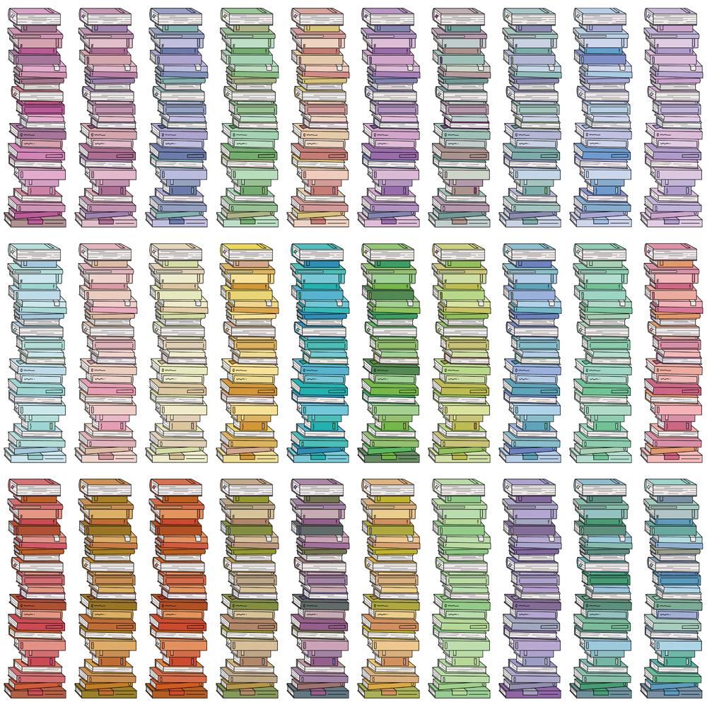 30 шт. Стопка книг Трекер чтения Креативный стиль Страница Чтение Книжное искусство Декор Пейзаж Маркировка Подарок Креативные карточки Закладки