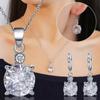 Женские серьги, ожерелье, комплект из двух частей, серьги, ювелирные изделия, ожерелье, летние украшения