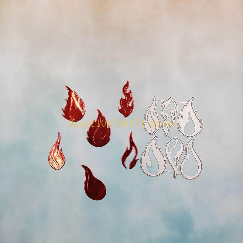 Carbon Steel Flame Suit Cutting Die Embossing Stencil Template Mold DIY Paper A top sale