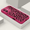 Leopard Print Pattern Shockproof Phone Case for iPhone 16 15 14 Plus 13 12 11 Pro Max Xs Xr 8 7 Matte Tpu Soft Lens Protection Anti-Fall Cover