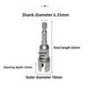 1pc Natural Slotted Butterfly Hole Socket Wrench 65mm Hexagonal Handle Electric Screwdriver Wing Nut Socket Tool