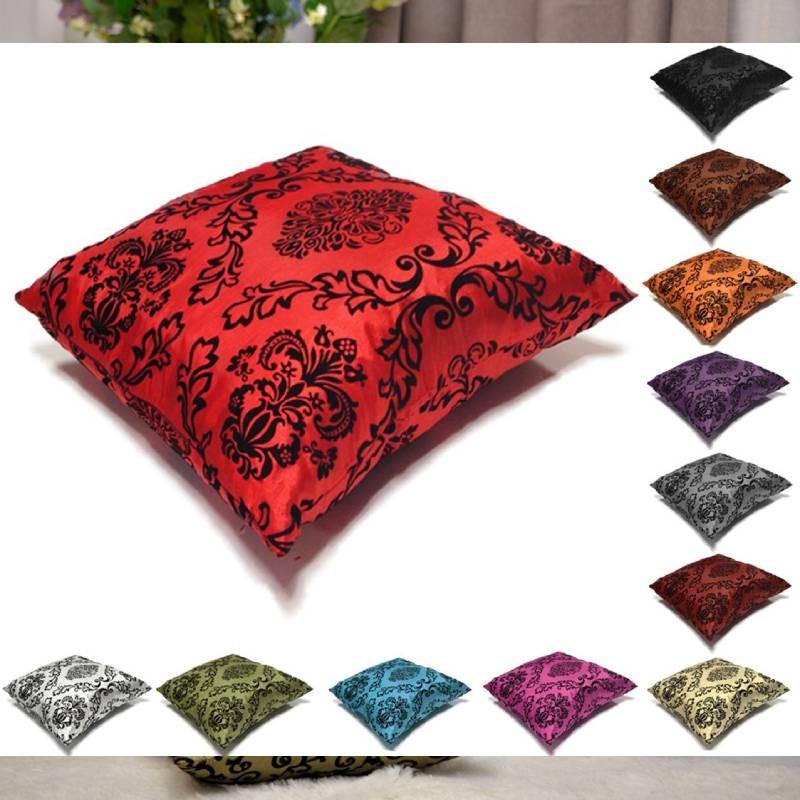 Декор Дома Мягкий Диван Флокированная Подушка Подушка на Изголовье Чехол для Подушки Спина Поясница