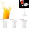Liquid Funnel Plastic Container Transparent Spout Pouch Food Storages Juice Stockpile Storage Bag