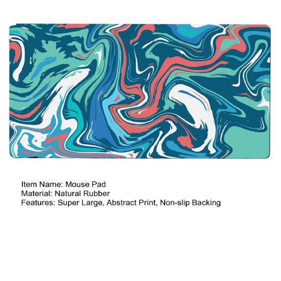 30x80CM Large Laptop Mousepad Abstract Print Non-slip Natural Rubber Waterproof Portable Foldable Gaming Mouse Pad Computer Accessories