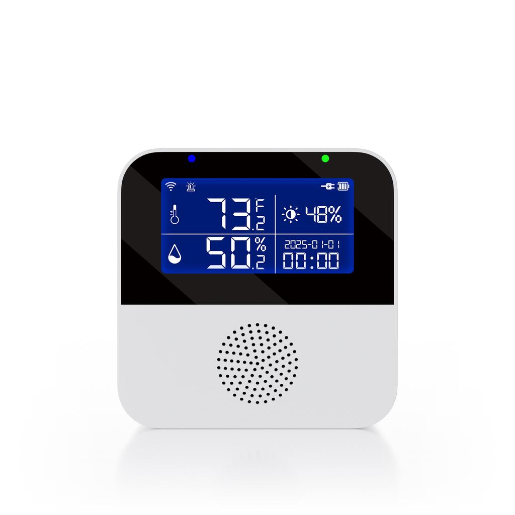 Haozee Tuya Smart WIFI Temperature and Humidity Sensor with Backlight LCD Display Indoor Thermometer Hygrometer Meter