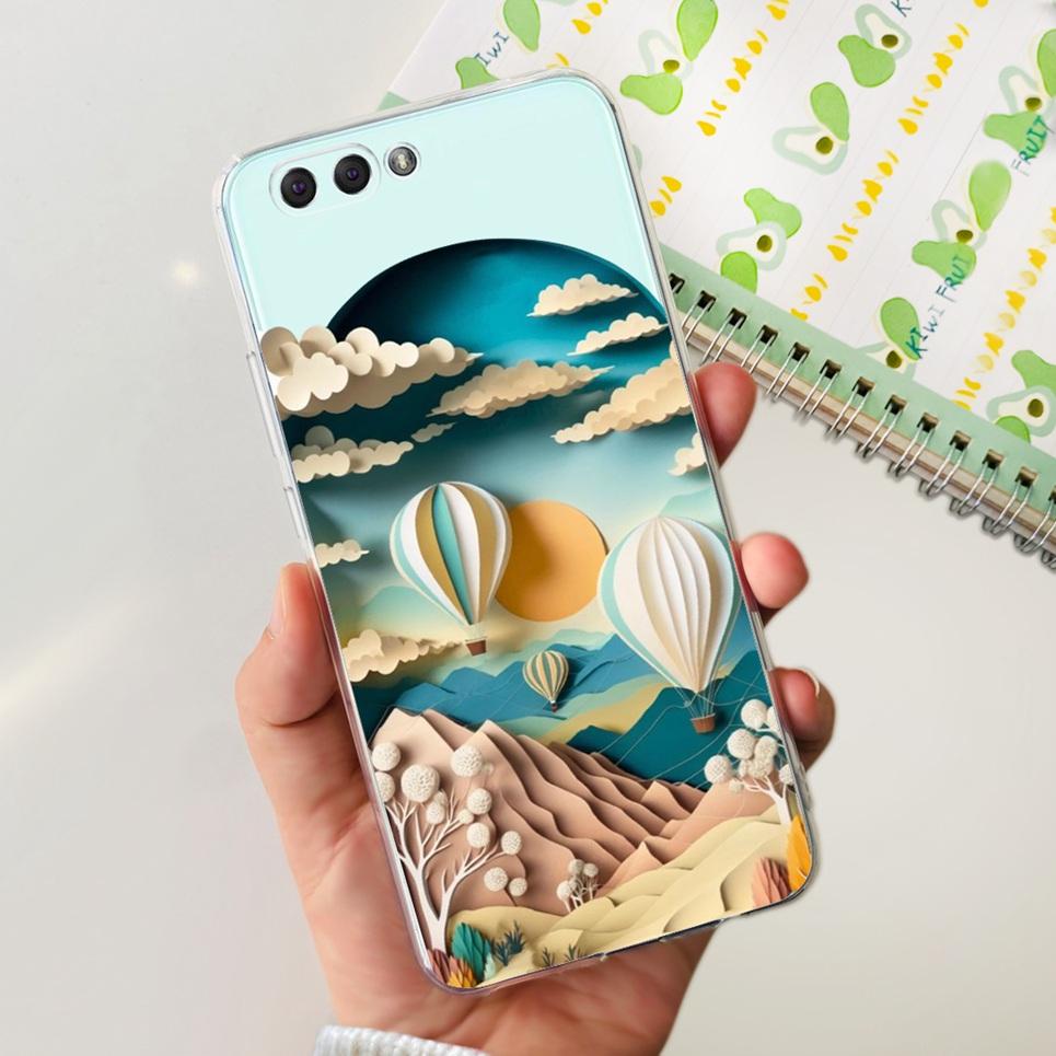 For ASUS ZENFONE 4 ZE554KL / 4 MAX ZC554KL Case Girly Flower Cartoon Dragone Design Transparent Soft Silicone Back Cover Coque