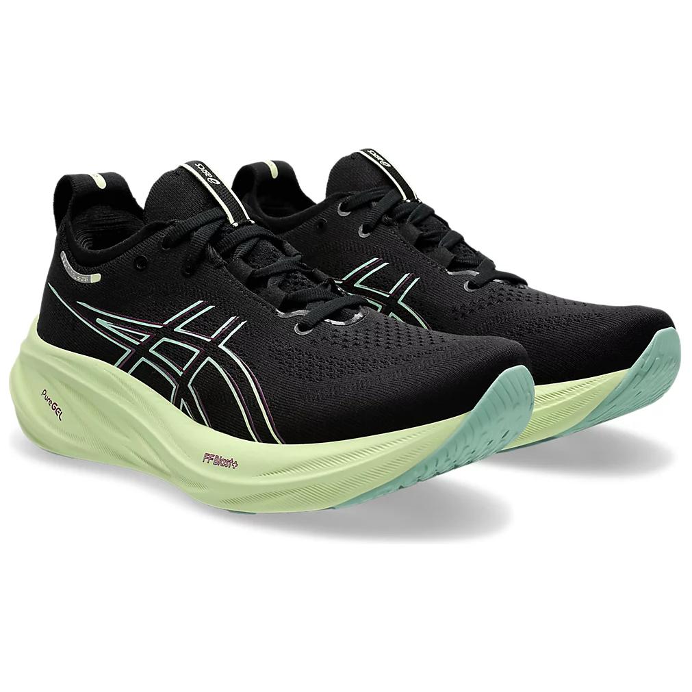 ASICS Gel Nimbus 26 Black Cool Matcha Women's Casual 1012B601-005