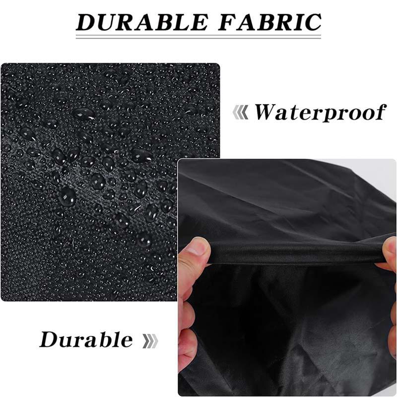 New 420D Oxford Black Wall Mounted Patio Heater Cover Waterproof Infrared Heater Protector Patio Heater Cover with Drawstring