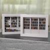 Shake Away Anxiety Bookshelf Figurine Wooden Miniature Book Nook Decoration Mini Pocket