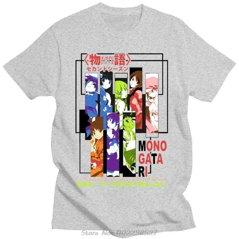 Fashion Women T-Shirt Japanese Manga Monogatari Series Graphic Print T