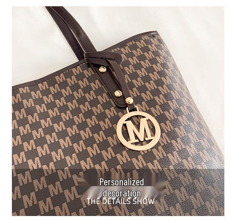 Stylish Large-Capacity Retro Commuter Tote: Versatile Korean Shoulder Handbag