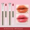 Qiyu Xiaohu Double-Ended Raincoat Mirror Lip Glaze, Non-Fading, Non-Stick, Moisturizing, Hydrating, Brightening, Water-Glossy Plump Lips