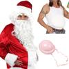 Inflatable Fake Belly Prop Santa Claus Pregnant Woman Beer Belly Costume for Halloween Christmas Costume Accessories