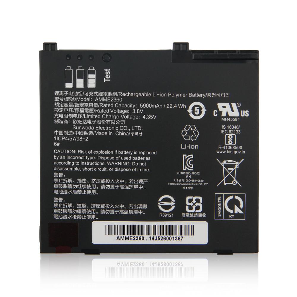Аккумуляторная литиевая батарея для FUJITSU Zebra EM7355 1ICP4/57/98-2 13J324002978 AMME2360 Аккумулятор для планшетного компьютера 5900 мАч