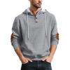 2025 New Autumn and Winter Men's Simple Trendy Loose Hooded Casual Fashion Pullover Sweatshirt Long-sleeved Top