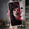 Catrina Beautiful Rose Girl Skull Soft Phone Case For Samsung Galaxy S22 S23 S24 S25 Edge S26 Ultra S20 FE S21 Plus + Fundas Coq