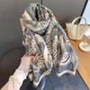 Autumn New Imitation Cashmere Jacquard Craft Scarf Full of Zebra Pattern Femininity Versatile Outer with Warm Scarf