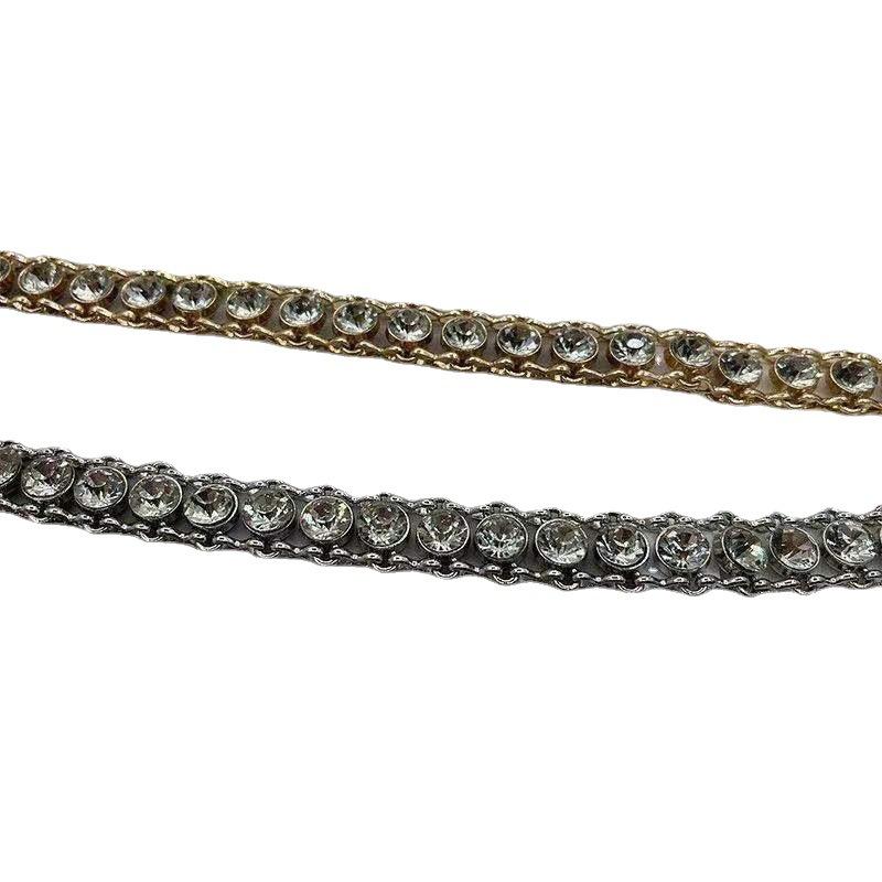 Корейская версия металлической цепочки со стразами, поясная цепочка для женщин, модная универсальная для пальто, свитера, юбки в клетку, ремень, поясная цепочка