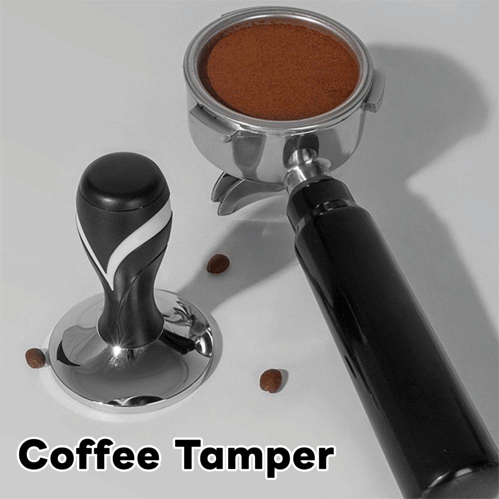 Constant Pressure Coffee Tamper Flat Bottom Espresso Distribution Tool  Barista Use