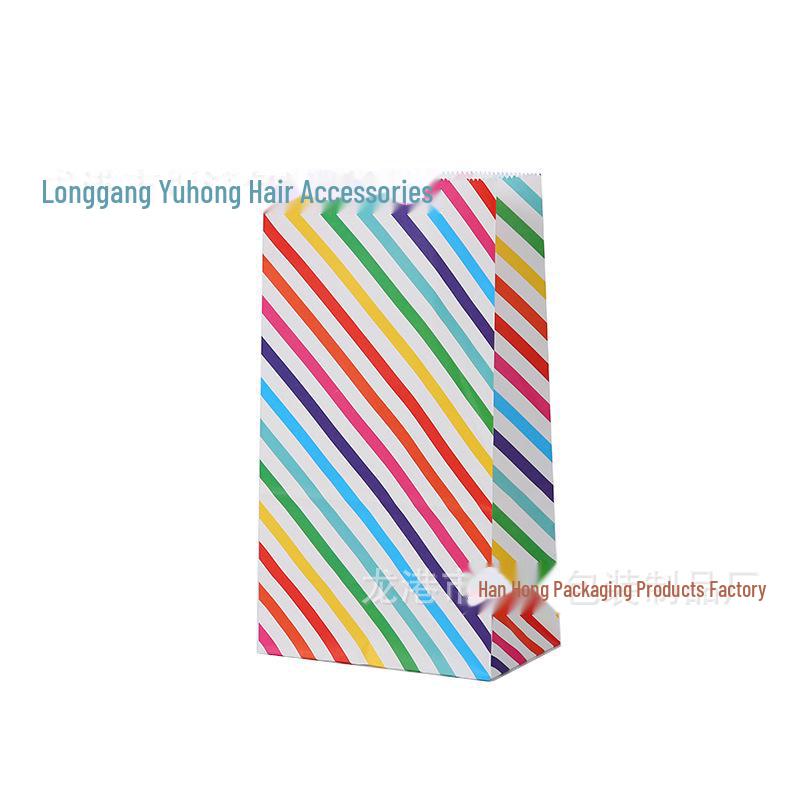 Пакеты для конфет из крафт-бумаги на заказ — красочные, милые, с квадратным дном