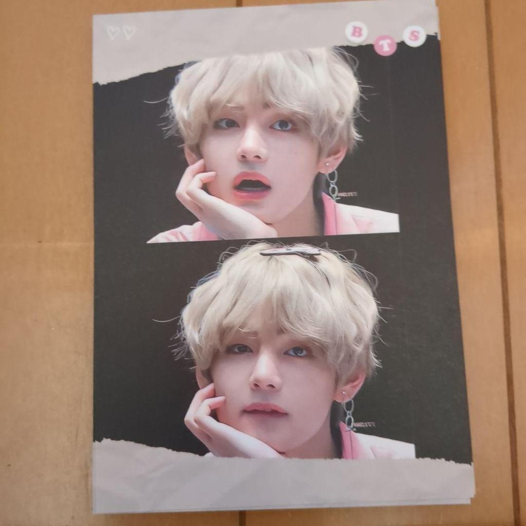 [Б/У] BTS V Корейский Продюсер Большие Листки для Заметок 13 Типов, Маленькие 1 Тип Всего 14 Типов, 140 Листов