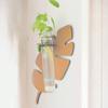 Leaf Shape Wall Hanging Vase Plant Storage Rack Hanging Planter Hydroponic Vase Home/Office Decor