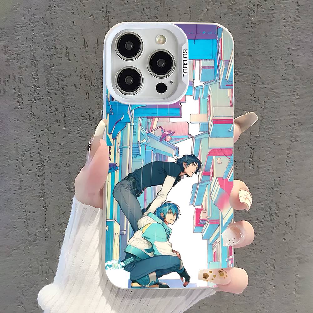Чехол для телефона D-Dramatical M-Murder для iPhone 17,16,15,14,13,12,11,Pro,XS,Max,Plus,Mini,SE Белый Конфетный Матовый Ударопрочный Чехол
