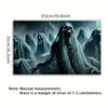 The Ghost in the Dark - Vibrant polyester backdrop fabric, suitable for partieszyc