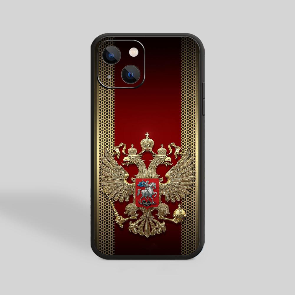 Чехол для телефона с трехцветным флагом России для iPhone Samsung Galaxy Redmi Xiaomi Oppo OnePlus Note SA 7 8 9 10 11 12 13 14 20 21 22 23 53 54 Pro Max Plus Ultra